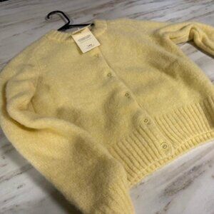 Balzac Paris XS Yellow Cardigan, NWT